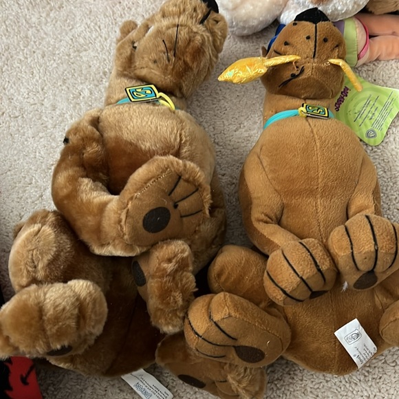 Set of 2 Scooby Doo Stuffed Toy - New - Picture 4 of 10